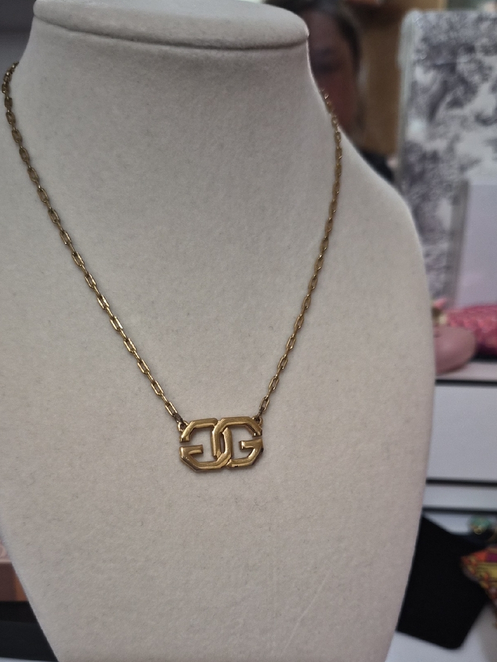 Vintage Givenchy Gold Plated Necklace